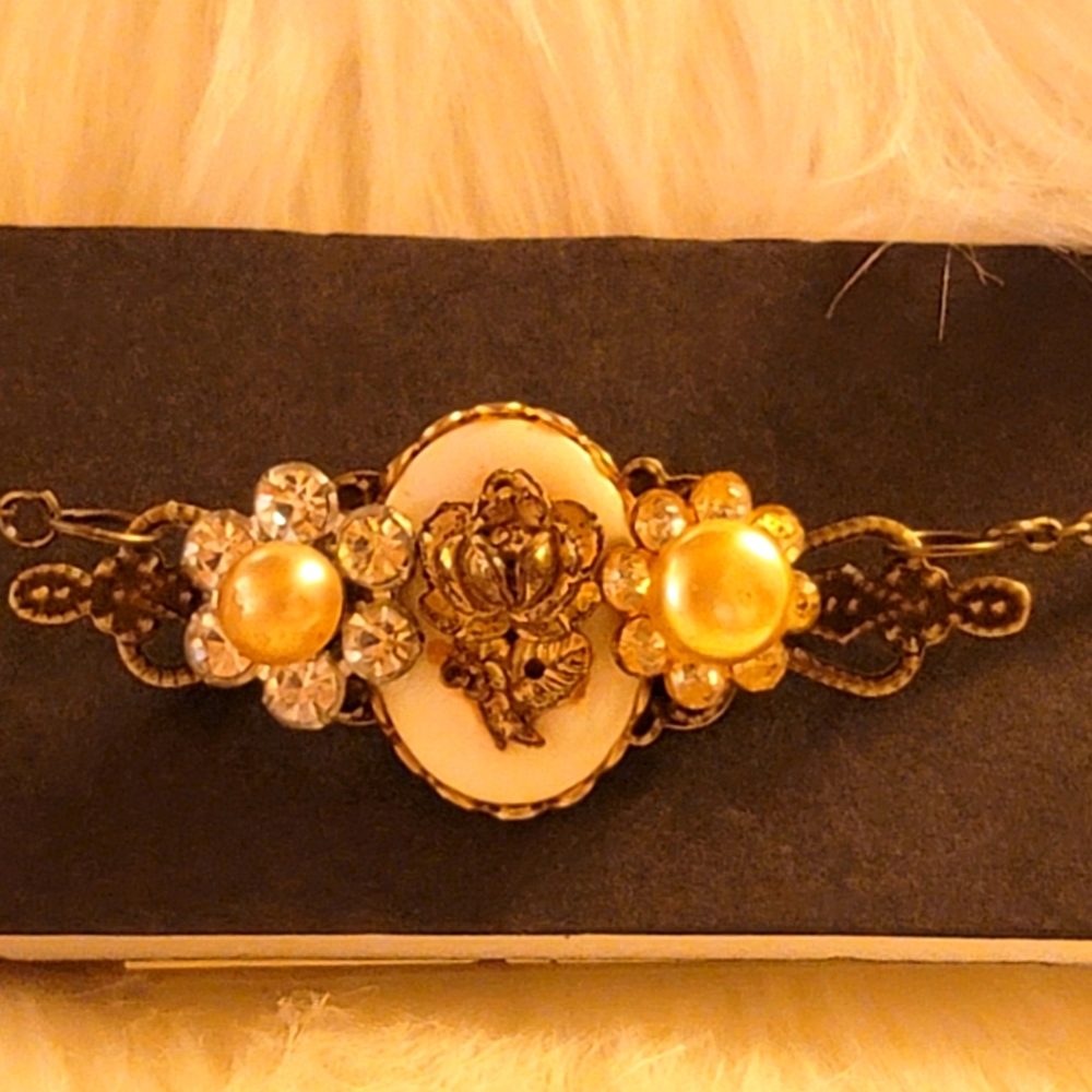 LA16 Orion Artistry "Ivy Jane" Necklace Brooch Combo Vintage Jewelry